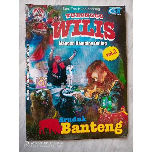 VCD original jaranan Turonggo Wilis sruduk banteng