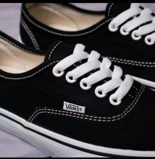 SEPATU WOLF X VANS AUTHENTIC FULL BLACK HITAM POLOS WHITE PUTIH OLDSKOOL ERA SK8-Hi Slipon Checkerboard