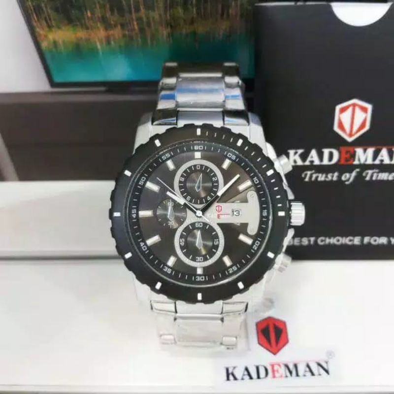 JAM TANGAN PRIA KADEMAN WATER PROFF 5OM COMBI