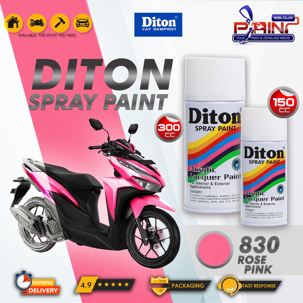 Diton Cat Semprot/Pylox/Motor/Helm/Gundam 150cc - 830 Rose Pink