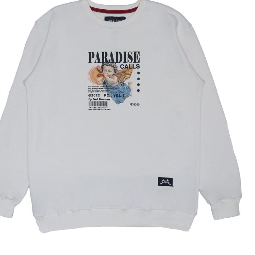Grand Seller|SQ12|NSA IND Crewneck Sweater Sweatshirt / Paradise /Broken White