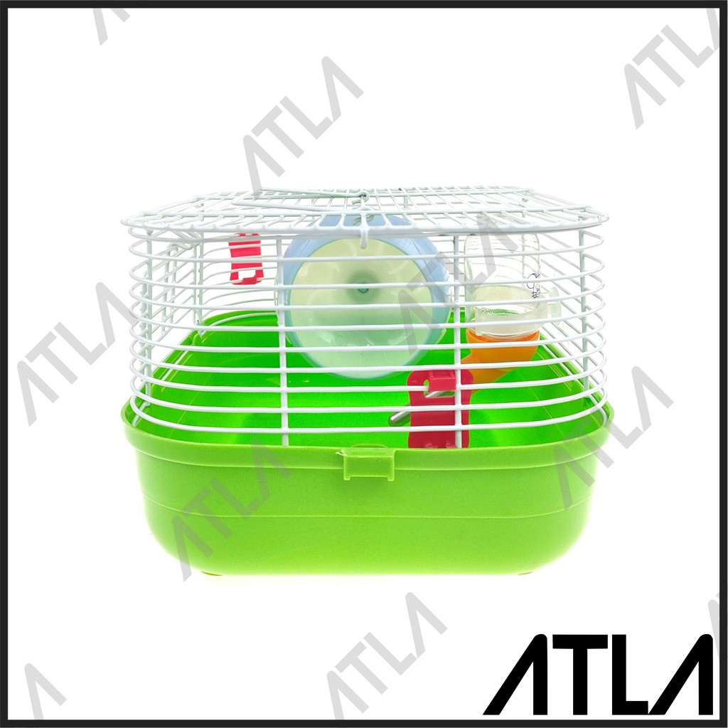 Kandang Hamster Mini Warna Rumah Hewan Peliharaan Besi Kecil KH005-3