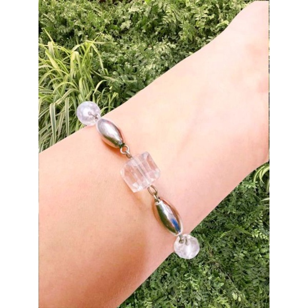 gelang wanita titanium anti luntur//gelang titanium