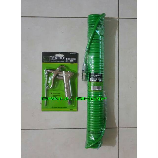 Selang Recoil 9 Meter Tekiro + Air Duster Tekiro Dalam 1 Paket