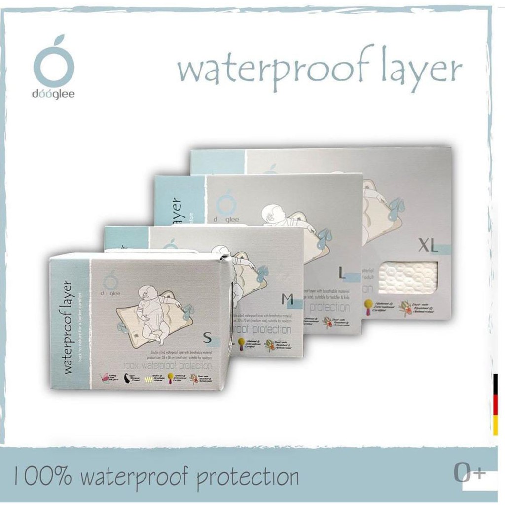 DOOGLE WATERPROOF LAYER/ PERLAK / PERLAK BAYI / PERLAK TIDUR BAYI