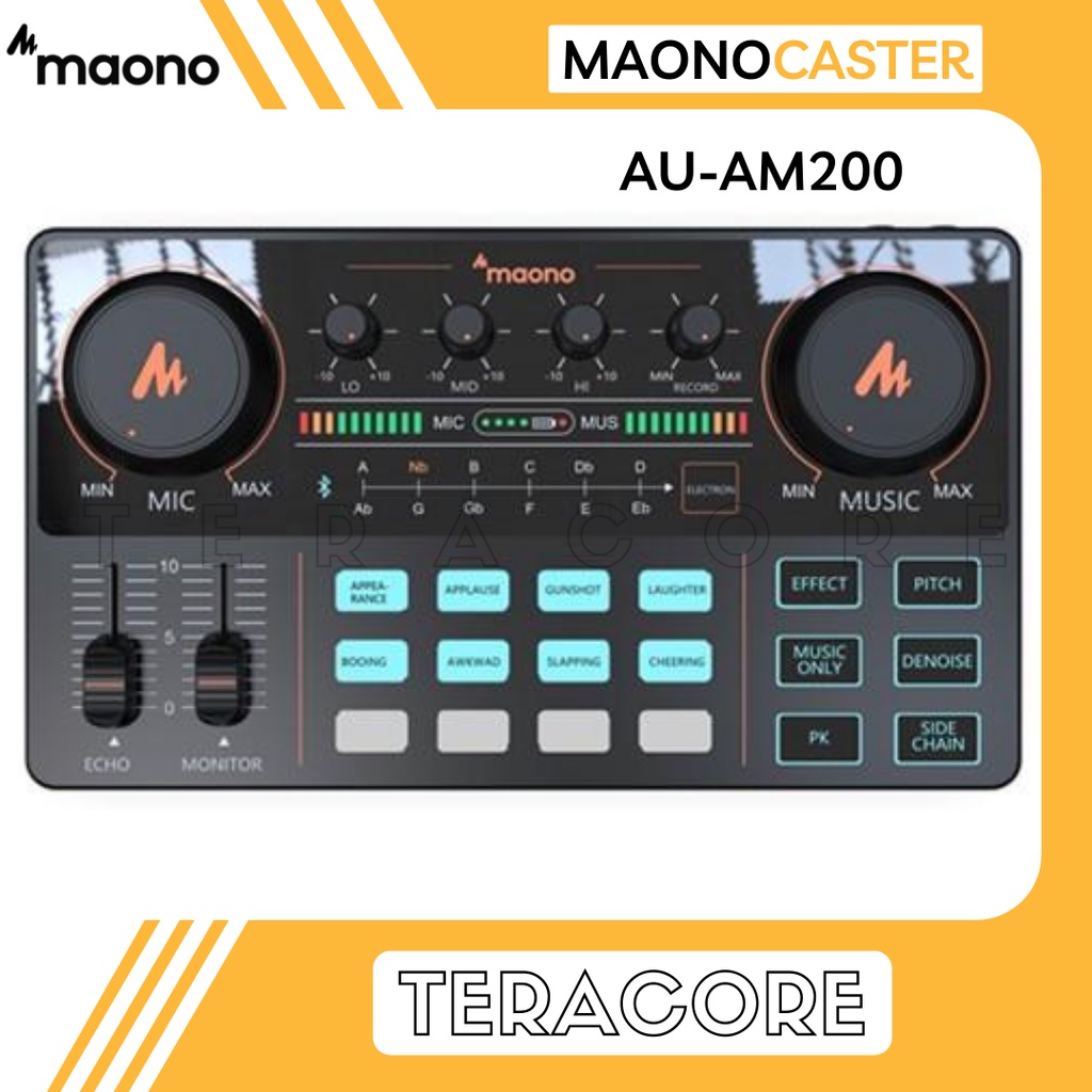 Maono AM200 Maonocaster Lite AU AM 200 All-In-One Podcast Production Mixer