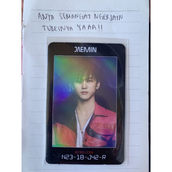 WTB / want to buy Access card jaemin photocard AC jm pc