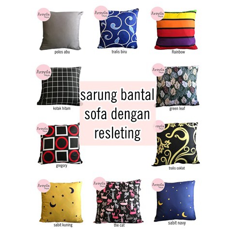 Sarung bantal SOFA aestetic 40x40