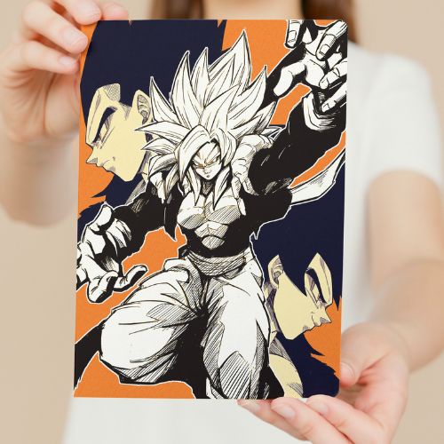 Poster Dinding Dragon Ball Aesthetic I (Isi 9 Pcs)