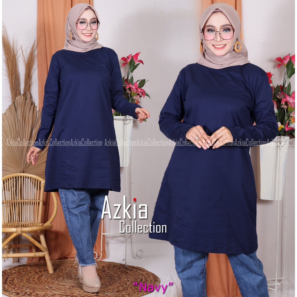 tunik kaos wanita catton combed 24s