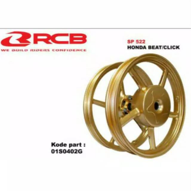 Velg racing RCB SP522 Beat vario110 Scoopy ring 14 RACING BOY