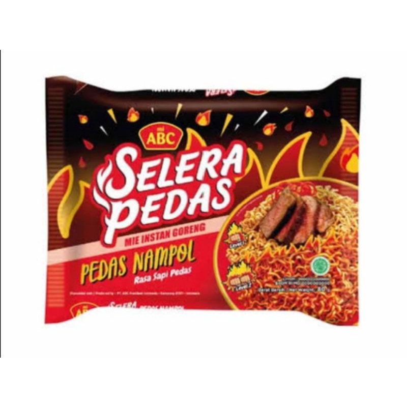 ABC Mie Selera Pedas Rasa Sapi Pedas 80Gr