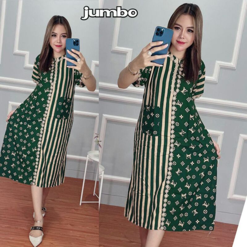 Daster kekinian dress jumbo murah