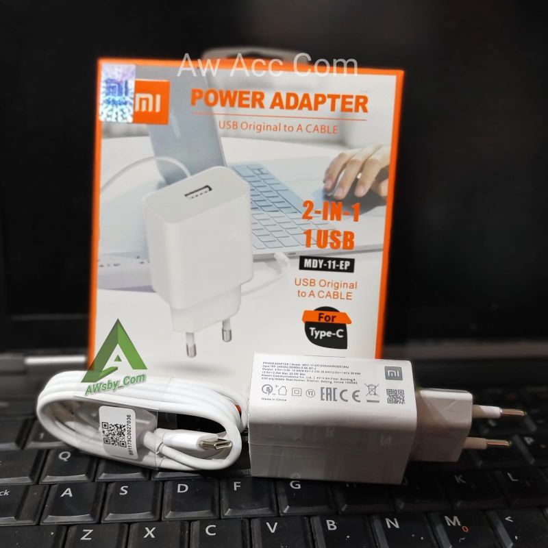 Charger Xiaomi Type C Quick Charge 3A Poco m3/ mi 8 lite/Note 7/ 7 pro/ Note 8[MDY-11]