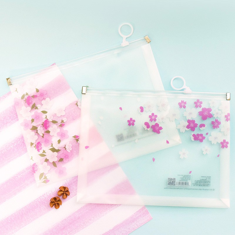 

Sakura Viewing Zipper File Folder A5 (Map Plastik)