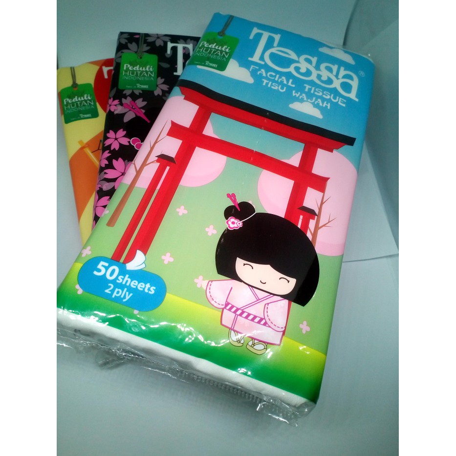 TISUE TESA SMART PACK ISI 50 SHEET ( TESSA NEW 2000 a) TRAVELING PACK/ Tissue Tesa/Tissue Wajah