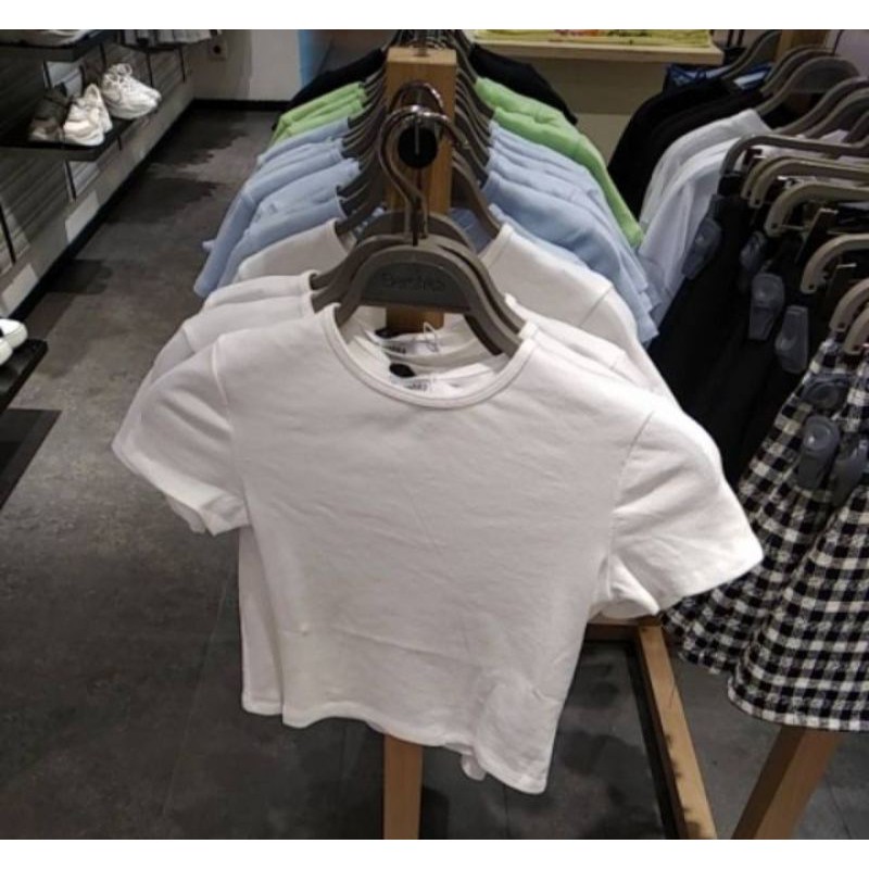 tshirt crop bershka original new