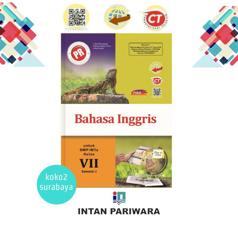 Buku Pr Bahasa Inggris Kelas 7 Semester 2 Lks Intan Pariwara 2020 2021 Shopee Indonesia