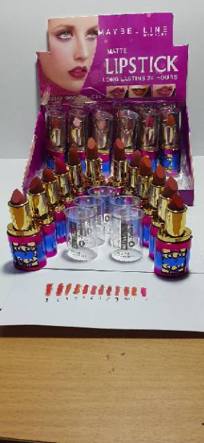 PROMO PER12PCS!!!LIPSTIK MATTE MAYBELLINE ZG-0500/OH-1546