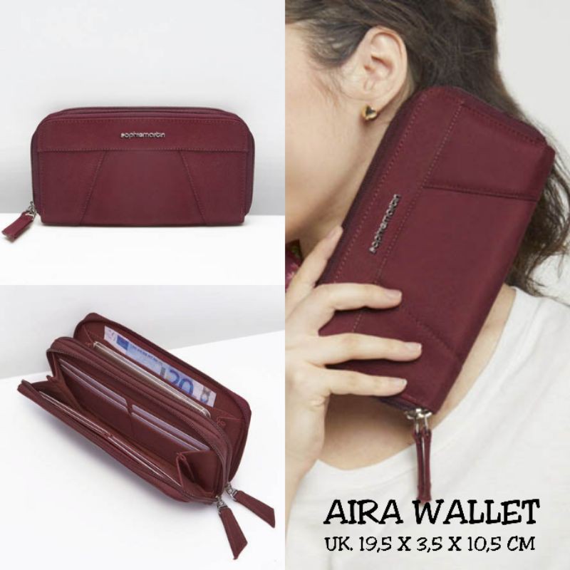 DOMPET SOPHIE MARTIN / DOMPET AIRA / dompet wanita simple / dompet uang dan kartu
