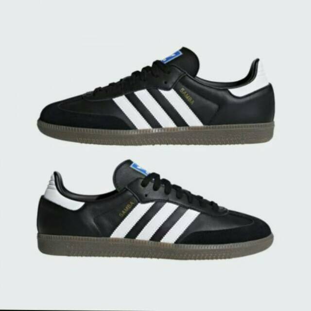 Adidas samba og black white original indonesia