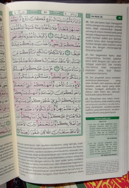 Al Qur'an waqaf ibtida A5 Terjemah