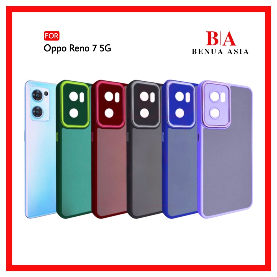 CASE PREMIUM NEOHYBRID DOVE CHROME OPPO RENO 7 5G SOFTCASE ~ FA