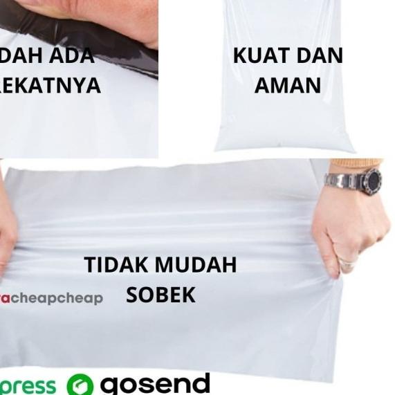 

❂ Plastik Packing Polymailer 35×45 Putih Amplop Packing Online - Putih ➻