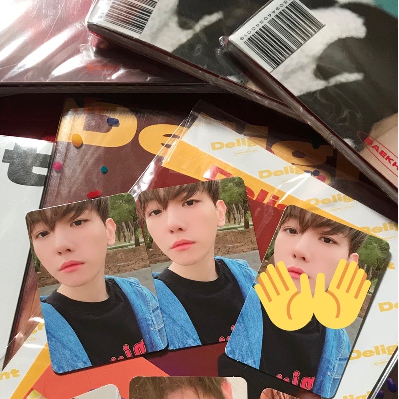 [BOOKED] Photocard PC Baekhyun Delight Mint Ver