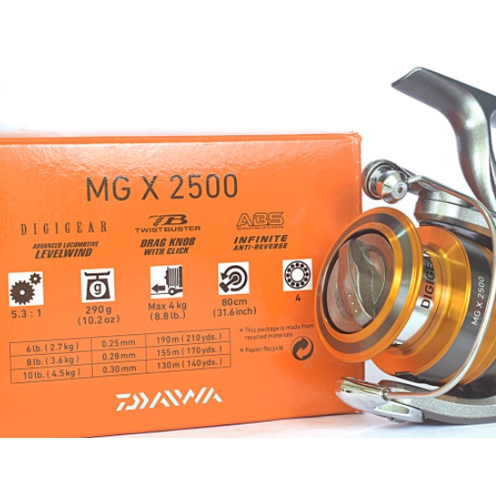 Reel Pancing Spinning Daiwa MG-X