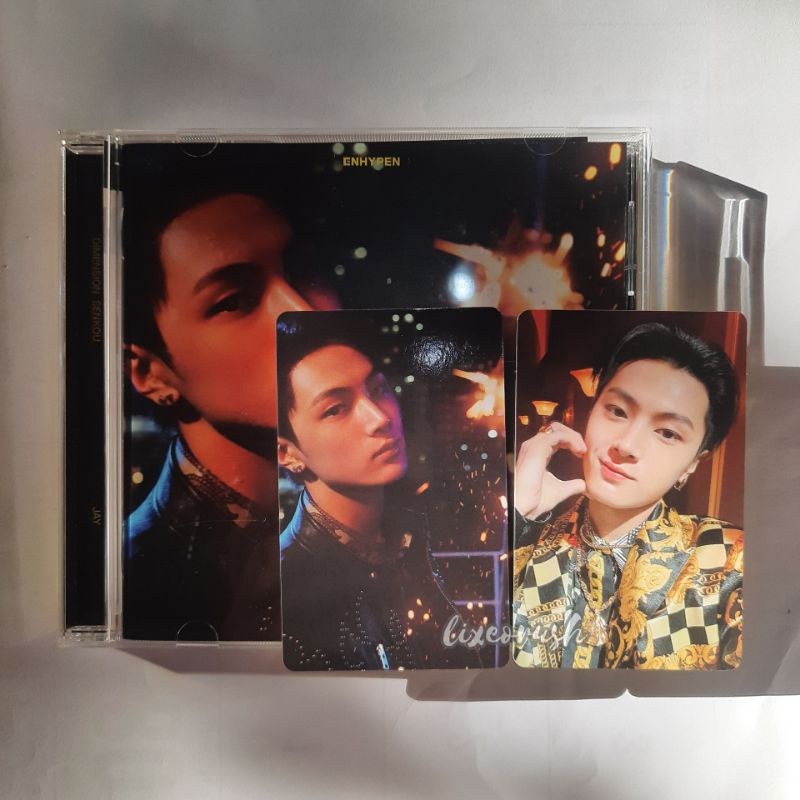 Album jepang senkou  enhypen solo jacket jay ni-ki unsealed fullset with pob weverse nishimura riki 