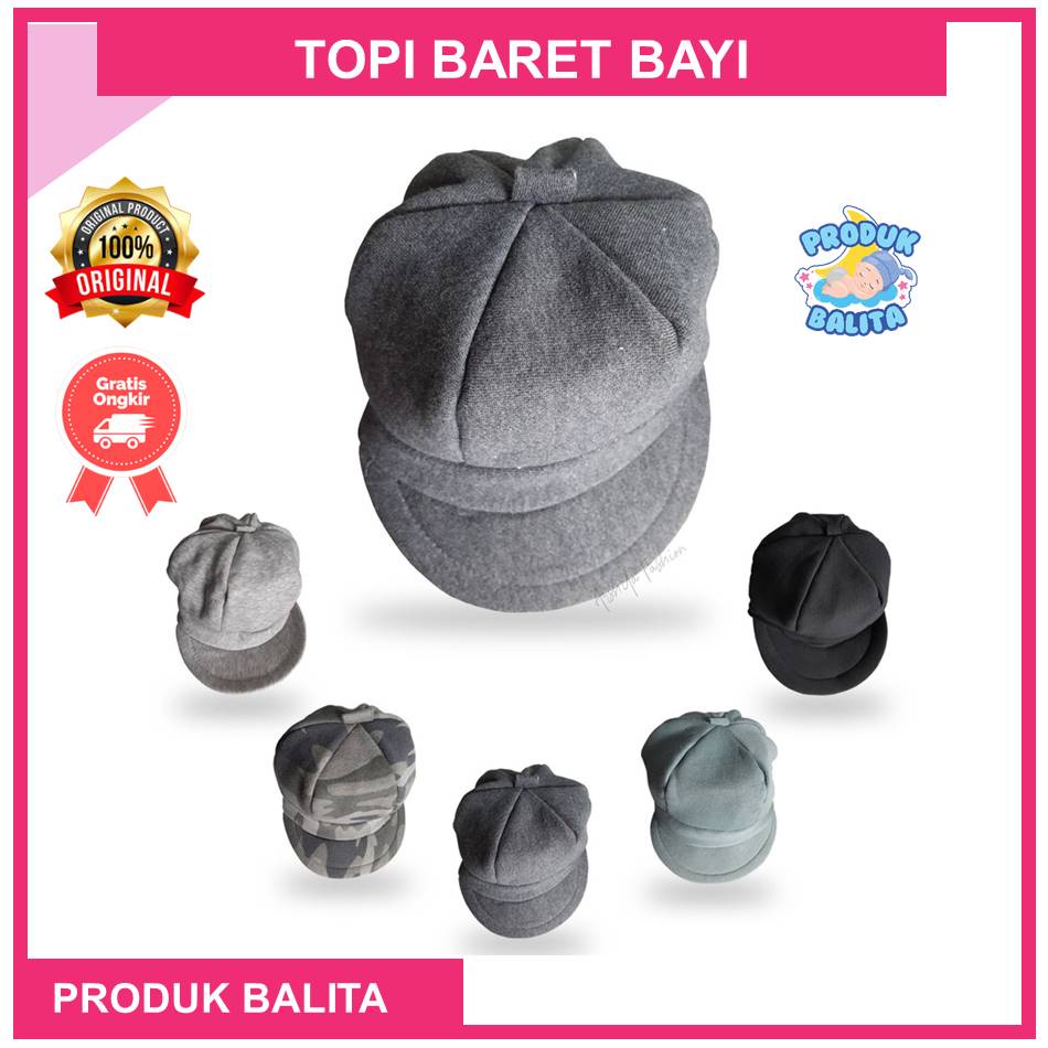 Topi Baret Anak Topi Apolo Anak Bayi Laki-Laki Perempuan Murah