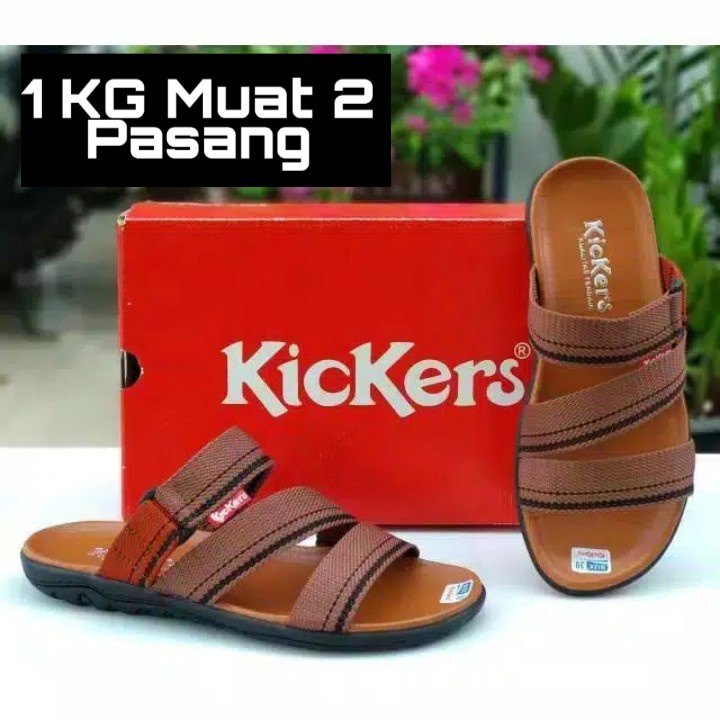 Sandal Slop Pria Casual Kickers Terlaris | Sandal Pria Distro | Sandal Kekinian