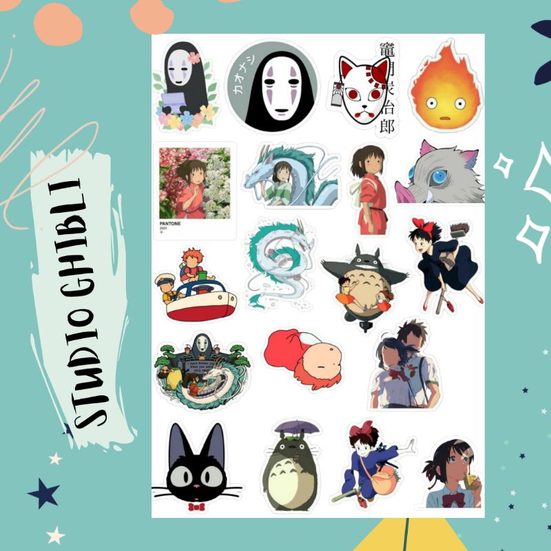 

STICKER AESTHETIC TUMBLR STUDIO GHIBLI CASE HP LAPTOP