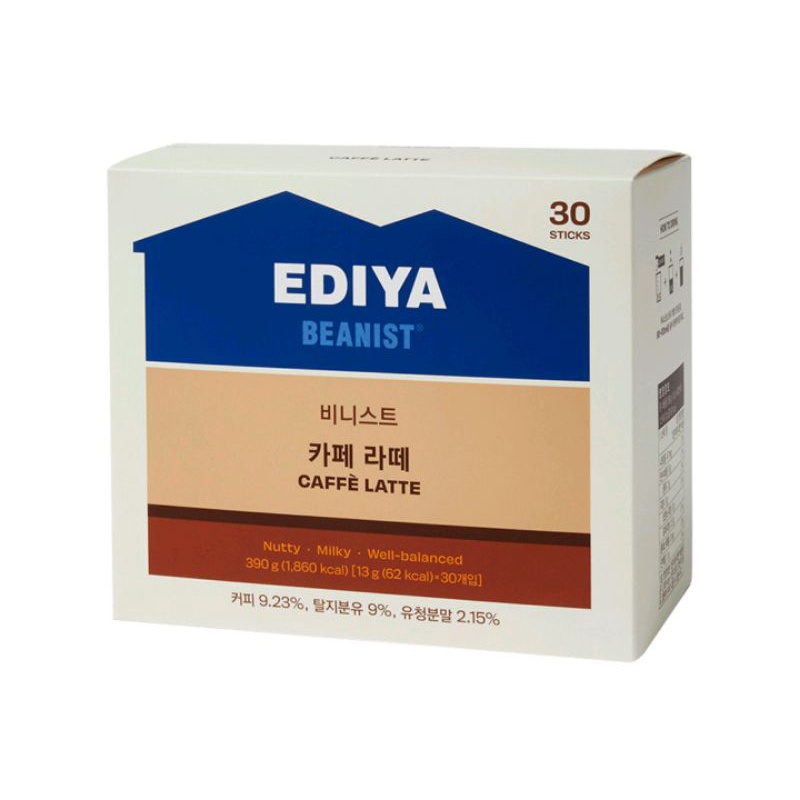 

EDIYA BEANIST LATTE/CAFFE LATTE/MAXIM KOPI KOREA