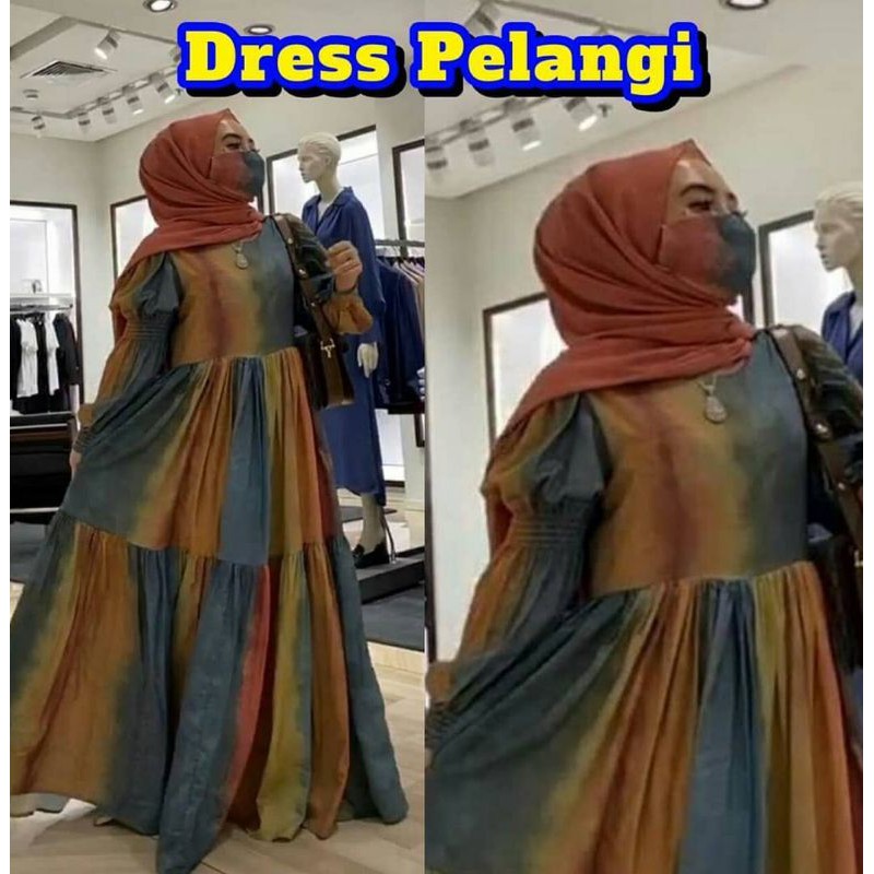 Gamis rainbow import