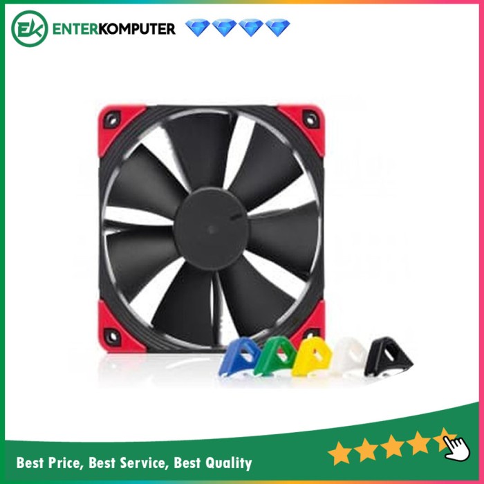 Coolerfan Noctua Chromax Swap Fan 12cm Black Fan With Multicolor Rubber - NF-F12 PWM CH.BK.S