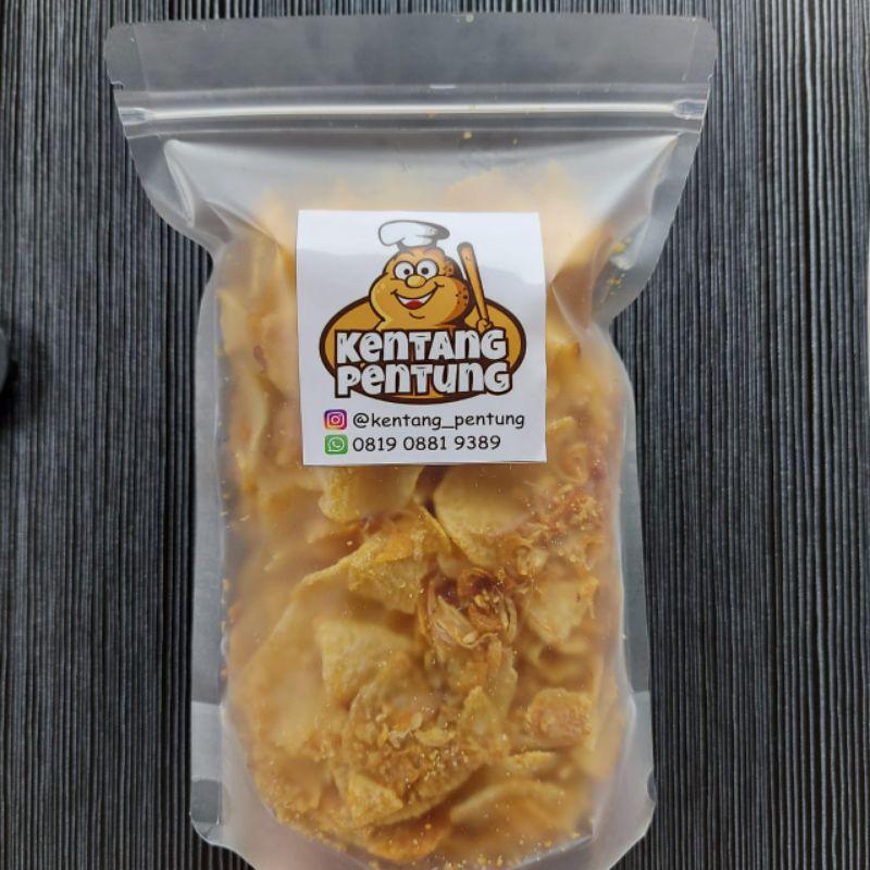 

KERIPIK KENTANG EBI BAWANG GORENG ORIGINAL HOMEMADE 170gr