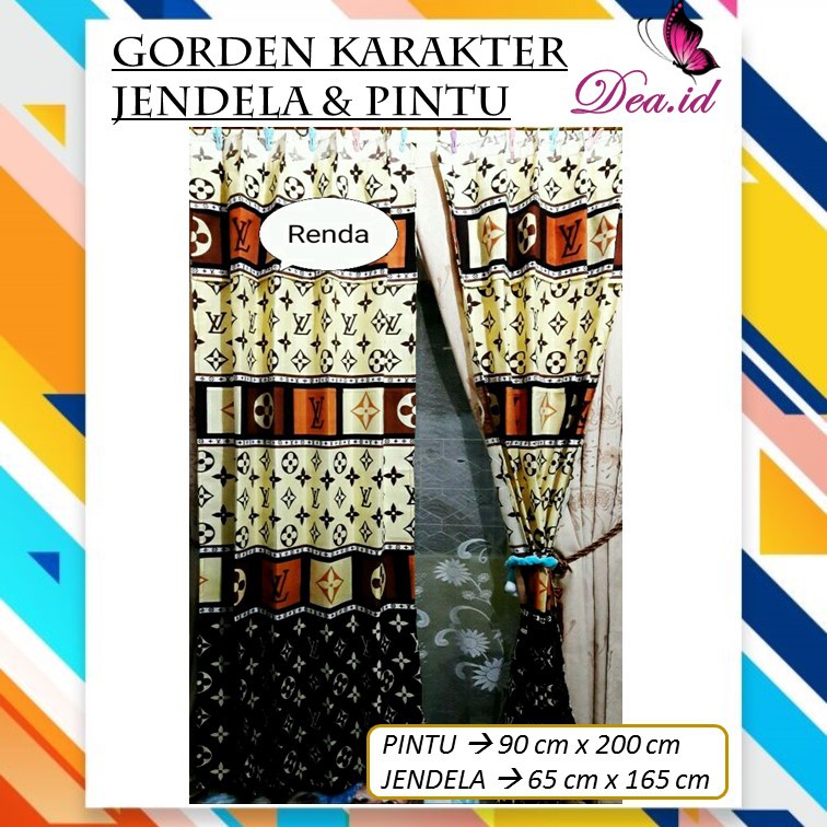 [DEASHOP] [PINTU DAN JENDELA] GORDEN HORDENG HORDEN KARAKTER GORDEN JENDELA GORDEN PINTU KARAKTER