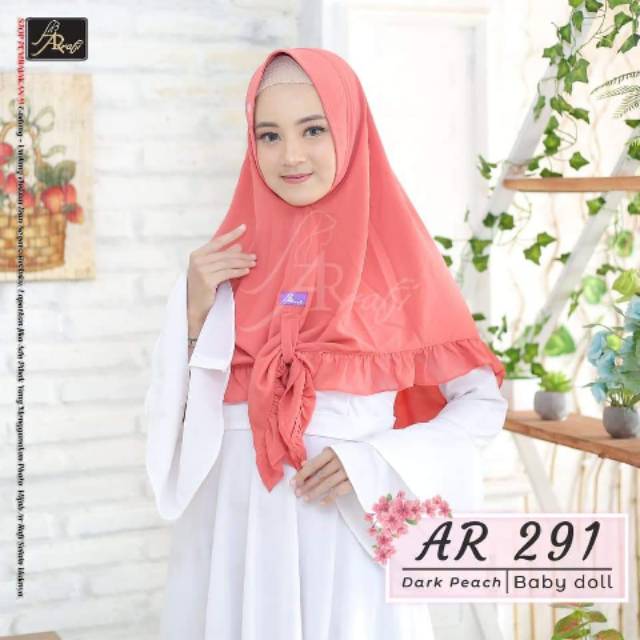 HIJAB ARRAFI || KODE AR 291 || KHIMAR || AGEN ARRAFI