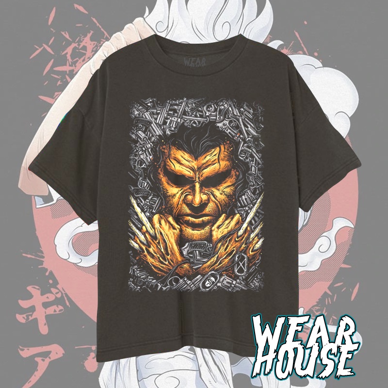 Kaos Berserk Shirt, BERSERK GUTS Men’s Black unisex T-shirt, Anime Berserk Shirt, Oversize, Bodysize