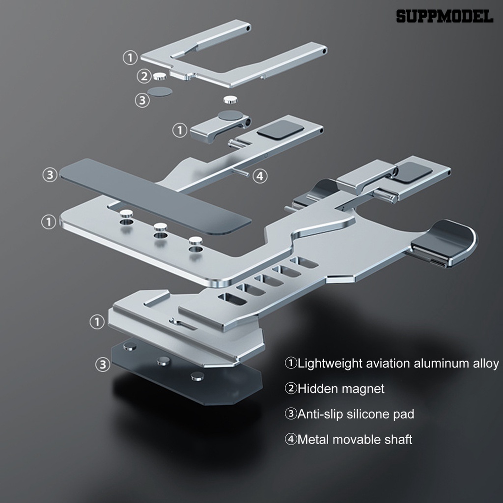 Sdl T612 Stand Holder / Dudukan Ponsel / Tablet Model Lipat Bahan Aluminum Alloy Serbaguna Anti slip Untuk Meja