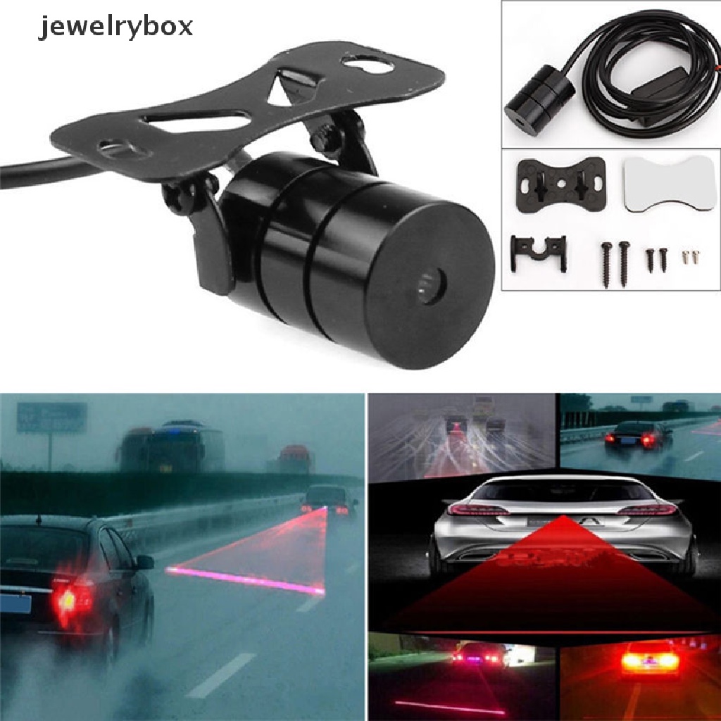 (Box) Lampu Laser LED Merah Universal Anti Tabrakan Untuk Fog Lamp Belakang Mobil