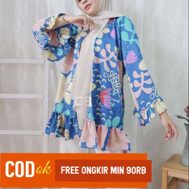 KAWAI Outer by CB.CO | outer cardigan loose motif jumbo