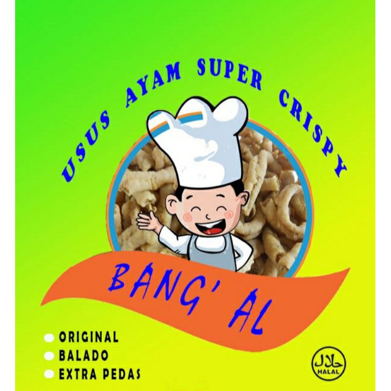 

keripik usus ayam super crispy