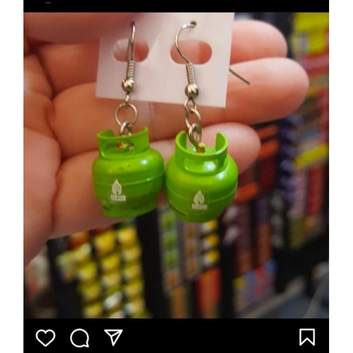 Anting Miniatur gas elpiji LPG melon 3kg original TechnoCraft