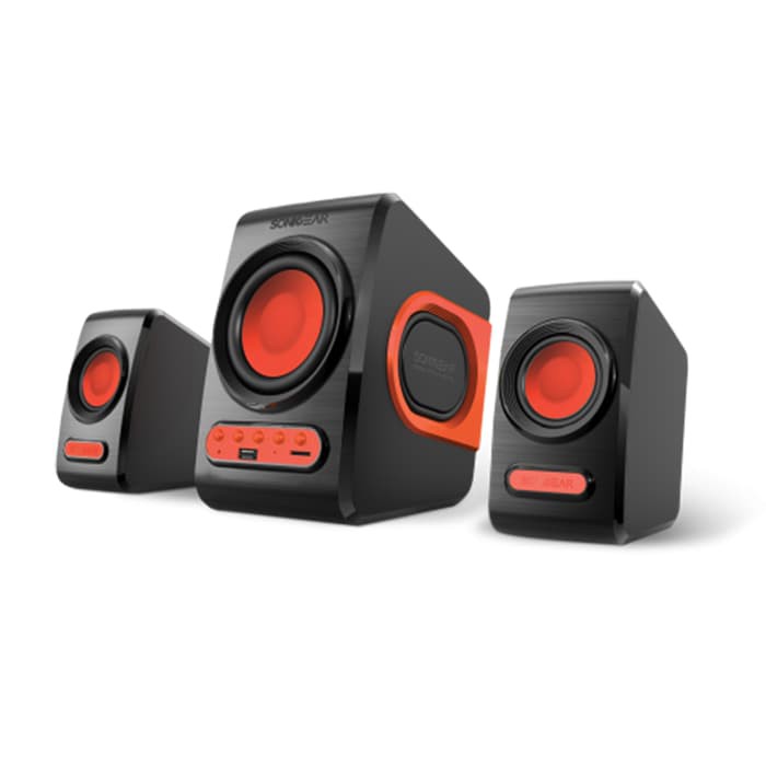 Speaker Aktif Sonic Gear Quatro V Speaker 2.1 Extreme Bass - Kuning Murah + Gratis Ongkir
