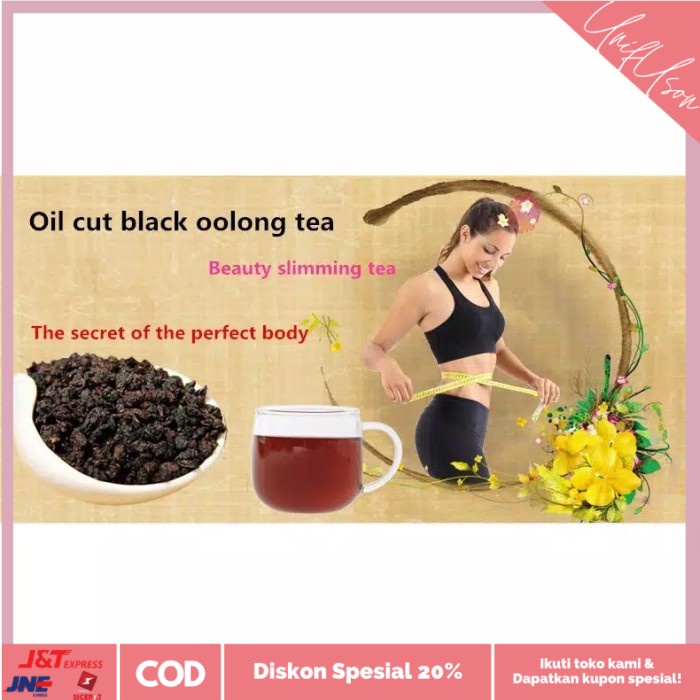 

⭐COD⭐ Black Pearl Oolong Tea Beauty Slimming Tea 50gr