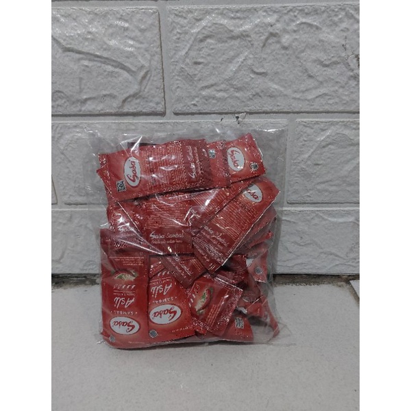 

Saus Sambal Asli sasa sachet isi 48 x 8 gram