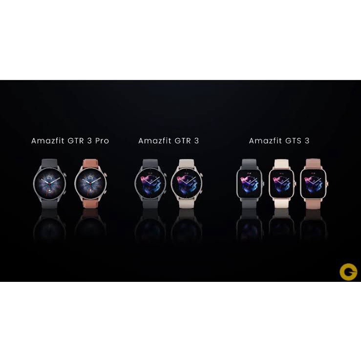 Smartwatch Amazfit GTR 3 Pro Fashion Business Watch - Garansi Resmi 1 Tahun - International